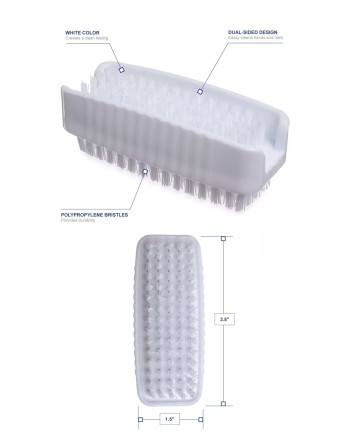 CARLISLE 3623900 Hand Scrub Brush, 3-1/2" L - 1