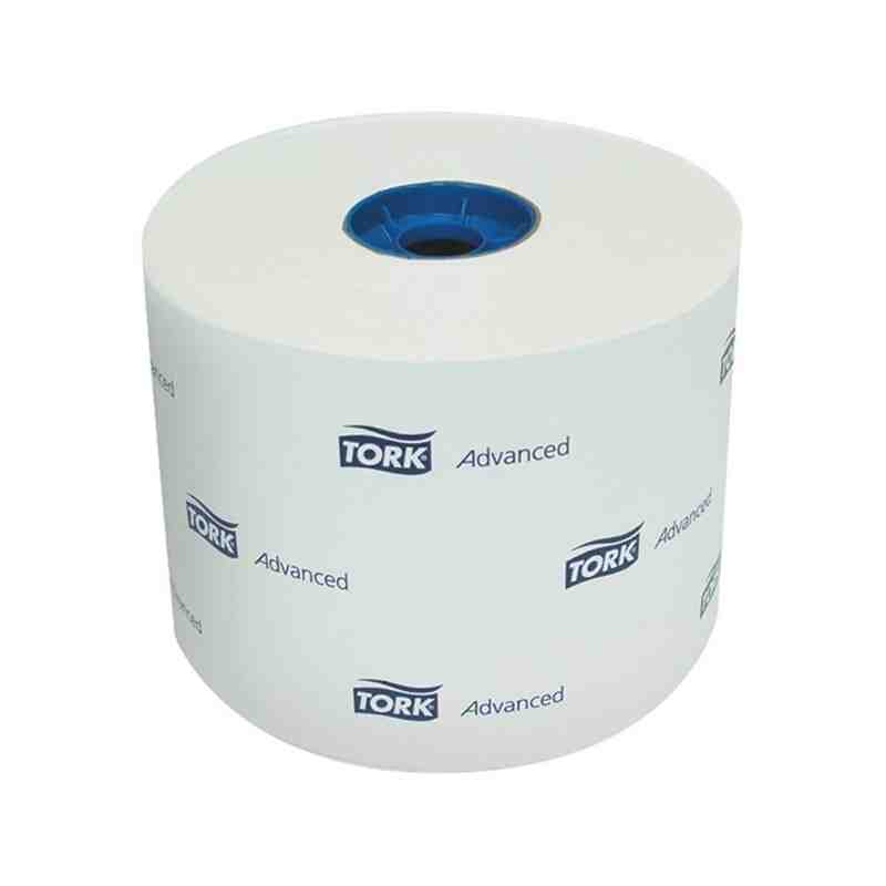 TORK  Bathroom Tissue, High-Capacity Roll, 1 Ply, 625' Length, White, Case of 36 - 1