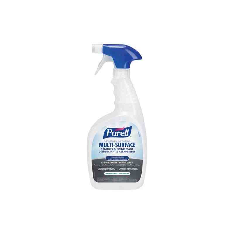 PURELL 3345-06-CAN00 Multi-Surface Sanitizer & Disinfectant, Trigger Bottle Container Size: 946 ml Sold/Priced per: Case of 6 - PURELL 3345-06-CAN00 Multi-Surface Sanitizer & Disinfectant, Trigger Bottle Container Size: 946 ml Sold/Priced per: Case of 6 -