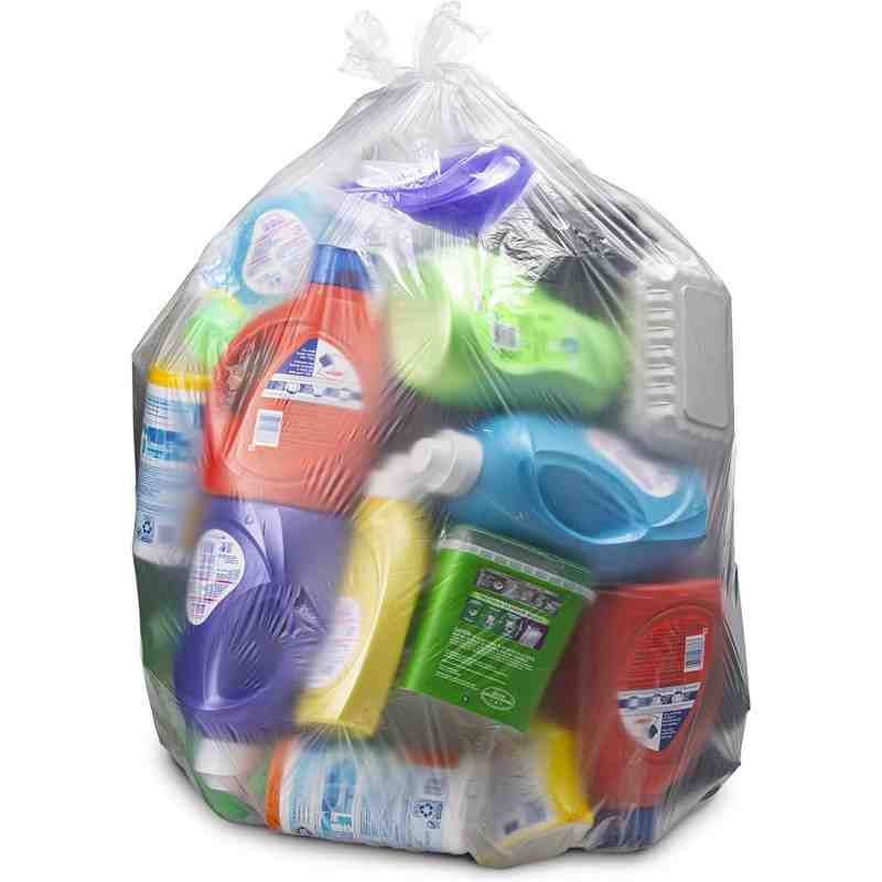 Industrial Garbage Bags, X-Strong, 50" x 50", 1.5 mils, 50 /Pkg., Clear - [Cleaning Supplies Canada Discounts] - 225 - [DefendUs