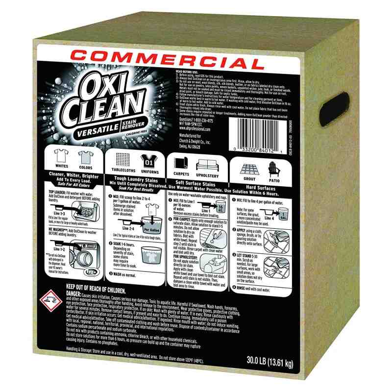 OxiClean, Stain Remover, Regular Scent, 30 lb Box - [Cleaning Supplies Canada Discounts] - 3320084012 - [DefendUse.com]
