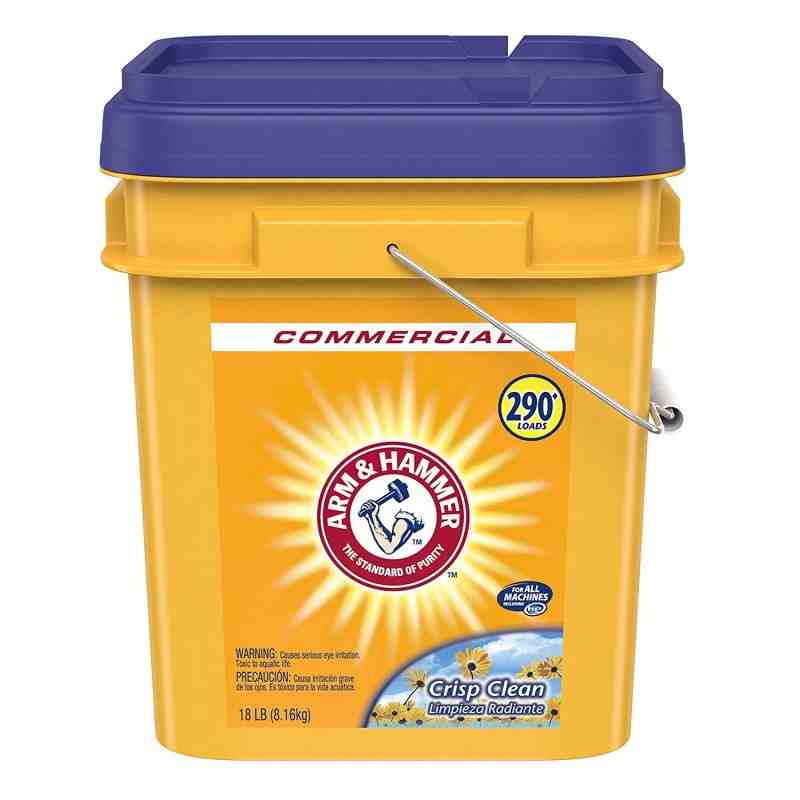Arm & Hammer, Powder Laundry Detergent, Crisp Clean, 18lb Pail - [DefendUse.com] - 33200-01001 - Arm & Hammer™
