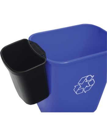 Waste Container, Deskside, Polyethylene, 4-1/4 US Qt. - [Cleaning Supplies Canada Discounts] - EZ-400 - [DefendUse.com]