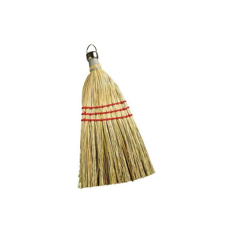 Heavy-Duty Corn Whisk with Metal Cap, 3-String, Wood Handle - [Cleaning Supplies Canada Discounts] - BC-102 - [DefendUse.com]