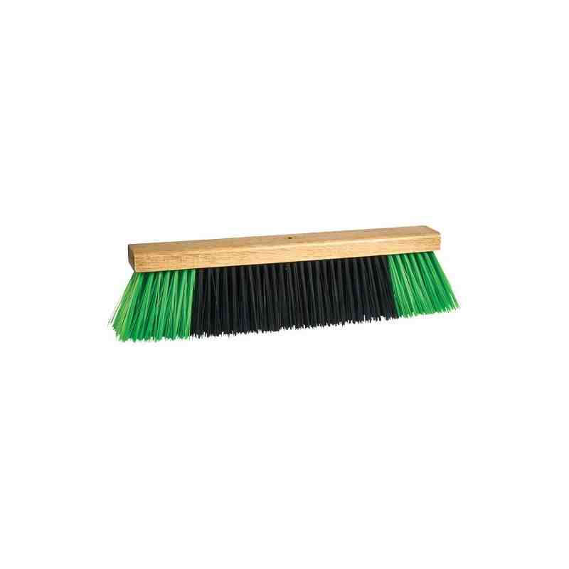 Bulldog Push Broom Head, 18", Coarse, PVC Bristles - [Cleaning Supplies Canada Discounts] - PB-BD701-GB18 - [DefendUse.com]