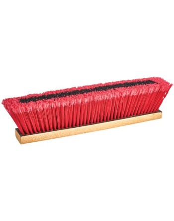 Bulldog Push Broom Head, 24", Medium, PVC Bristles - [Cleaning Supplies Canada Discounts] - PB-BD701-RB24 - [DefendUse.com]