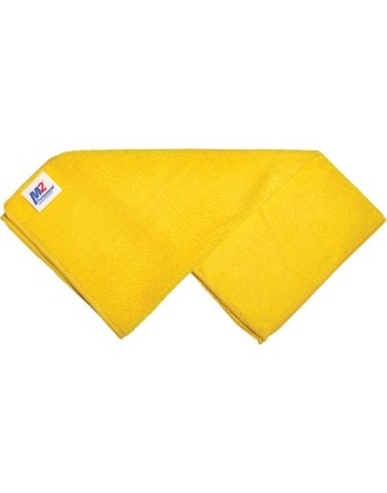 Cleaning Cloth, Microfibre,Colour: Yellow,/ Pack of 12,Length: 16",Width: 16" - [Cleaning Supplies Canada Discounts] - MC-583-YE