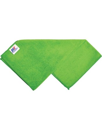 Cleaning Cloth, Microfibre,Colour: Green,/ Pack of 12,Length: 16",Width: 16" - [Cleaning Supplies Canada Discounts] - MC-581-GN 