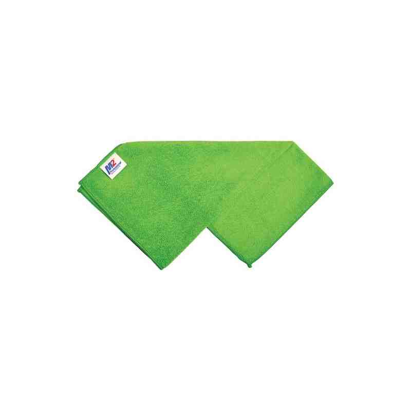 Cleaning Cloth, Microfibre,Colour: Green,/ Pack of 12,Length: 16",Width: 16" - [Cleaning Supplies Canada Discounts] - MC-581-GN 
