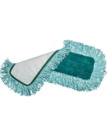 Dry Cleaning Cloth with Fringe, Microfibre,Colour: Green,/ Each,Length: 36", - [Cleaning Supplies Canada Discounts] - MFP-5536 -