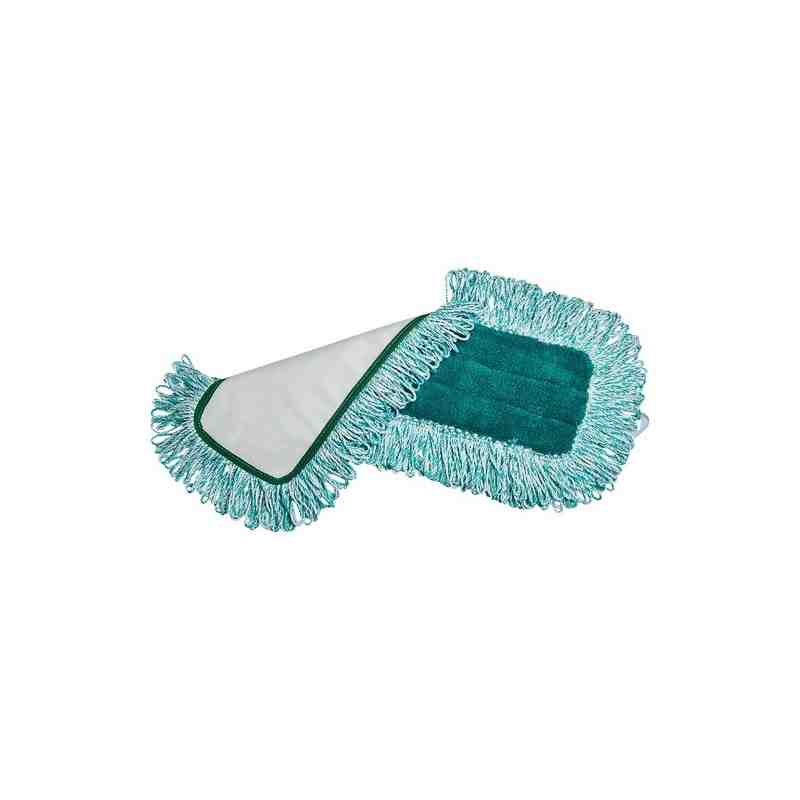 Rubbermaid Hygen Dry Dusting Mop Heads with Fringe, 36, Microfiber, Green