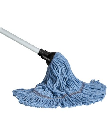 Loopy Detachable Yacht Mop, Polyester/Rayon, 10 oz., Loop Style,Type: General Use,Colour: Blue, - [Cleaning Supplies Canada Disc