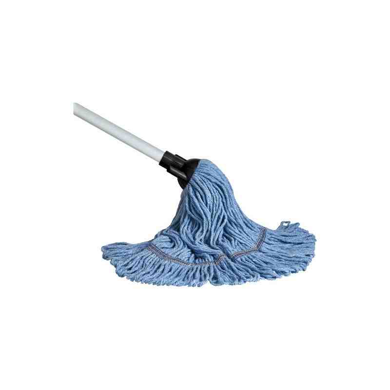 Loopy Detachable Yacht Mop, Polyester/Rayon, 10 oz., Loop Style,Type: General Use,Colour: Blue, - [Cleaning Supplies Canada Disc