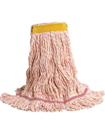 Mac™ Mop, Polyester/Rayon, 24 oz., Loop Style,Head Band Coating: PVC, - [Cleaning Supplies Canada Discounts] - MW-BM24 - [Defend