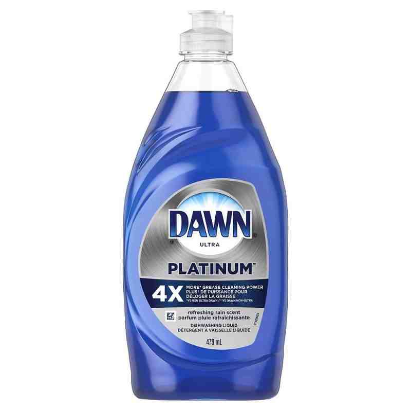 Dawn Platinum Dishwashing Liquid Dish Soap, Refreshing Rain Scent, 479 mL, Case of 10/479ml - 1