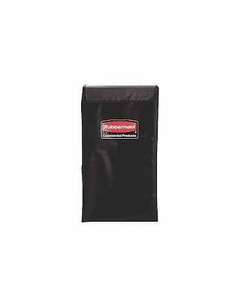 Rubbermaid 1878366 25 gal Vinyl Bag for Executive Janitor Cleaning Cart, Black - [DefendUse.com] - 1878366 - Rubbermaid Commerci