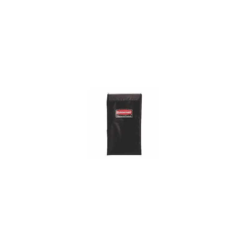 Rubbermaid 1878366 25 gal Vinyl Bag for Executive Janitor Cleaning Cart, Black - [DefendUse.com] - 1878366 - Rubbermaid Commerci