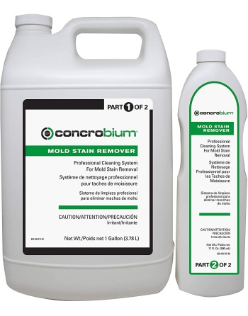 Concrobium PRO 629489 Ready-To-Use Mold Stain Remover, 2/Set, Complete Case of 2 Sets, 4 Parts, Part 1 x 2, Part 2 x 2 - [Defend