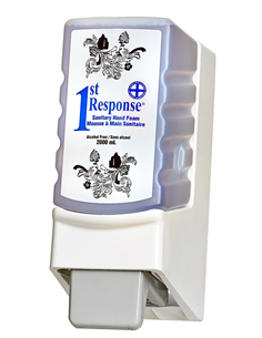 1st Response® Sanitary Hand Foam, 2000 ml, Cartridge Refill, 0% Alcohol, Case/4 Refills