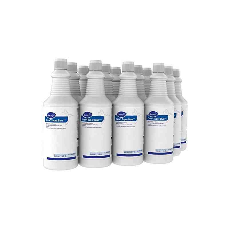 DIVERSEY 94476081 Crew, Super Blue Acid Bowl Cleaner Squeeze Bottle, Case of 12/946ml - [DefendUse.com] - 94476081 - Diversey Ho