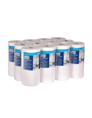 TORK  Kitchen Roll Towels Sheet Width: 11" Ply: 2 Sheets/Roll: 210 Sheet Length: 9", Case of 12 - 1