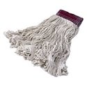 Wet Mop - Super Stitch Cotton Looped End - 16oz 1" - White, 6/EA