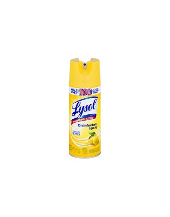 Lysol® 59631-93804 Disinfectant Spray, Lemon Breeze, Case of 12/539g [CB938043] - [DefendUse.com] - 59631-93804 - Lysol® Cleanin