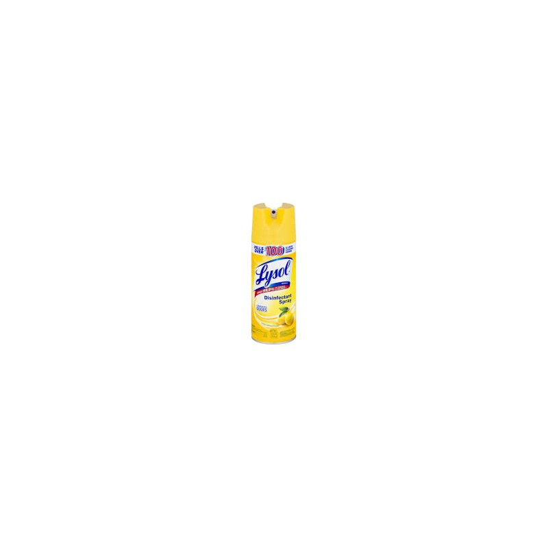 Lysol® 59631-93804 Disinfectant Spray, Lemon Breeze, Case of 12/539g [CB938043] - [DefendUse.com] - 59631-93804 - Lysol® Cleanin