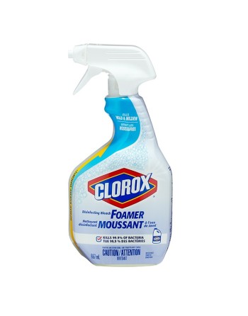CLOROX 01397 Bleach Foamer Bathroom Spray, Mold & Mildew Cleaner, Case of 9x887ml - [DefendUse.com] - 01397 - Clorox® Cleaning P