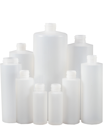 Bottle - Cylinder 8oz - 38/400 - Poly Natural - 1