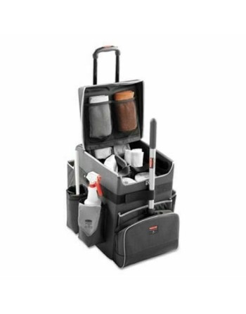 RUBBERMAID 1902467 Quick Cart, 16-1/2" x 14-3/10" x 17", Polyester, Grey - [DefendUse.com] - 1902467 - Rubbermaid Commercial Cle
