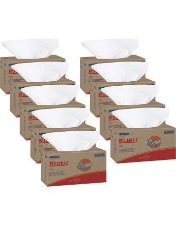 KIMBERLY-CLARK  L40 Wipers, All-Purpose, 10" L x 10-4/5" W , ,Sheets/Case: 810 - 1