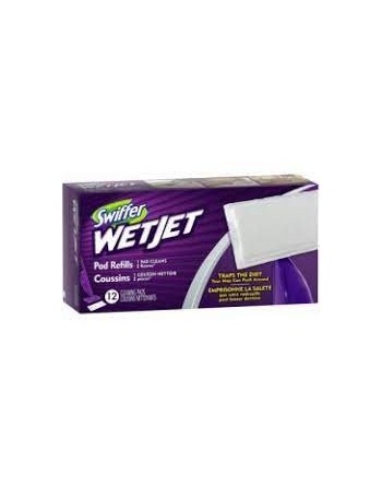 Swiffer Wetjet Pad Refill Unscented, Case of 8/12ct - 1