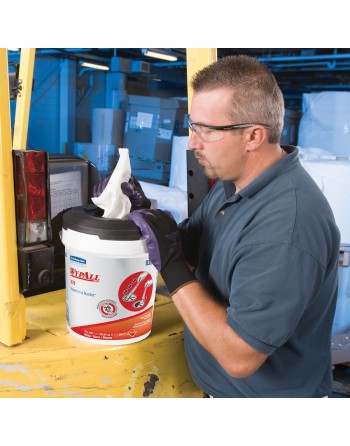 WypAll® X70 Wipers in a Bucket Refill, White, 3 Packs/Case, 220 Sheets/Pack - [DefendUse.com] - 83571 - Surface Cleaning Wipes