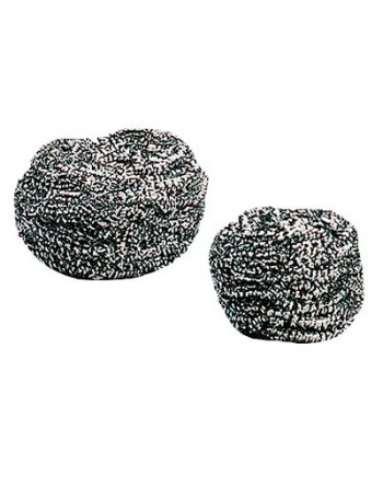 400SS Stainless Steel 50g Pot Scrubber, 50 grams, Case of 12 - 1
