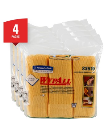 Wypall Microfibre Cloths with Microban®, 24/PK - 1