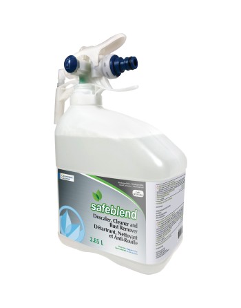 SAFEBLEND  Concentrated Bathroom Cleaner, Fresh lemon scent, Jug Size: 4 L - [DefendUse.com] - BDXXMD4 - Safeblend™ 