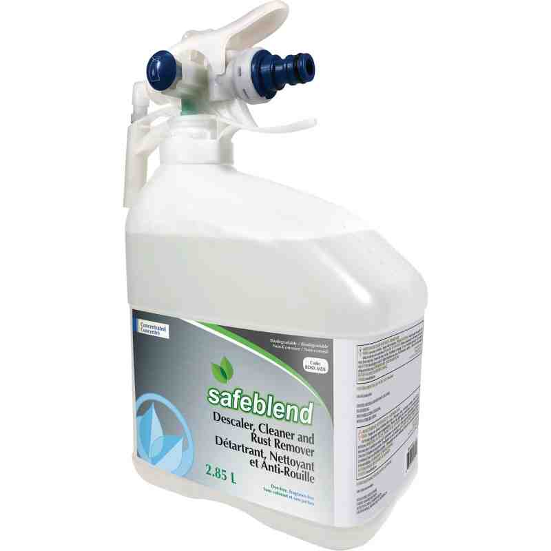 SAFEBLEND  Concentrated Bathroom Cleaner, Fresh lemon scent, Jug Size: 4 L - [DefendUse.com] - BDXXMD4 - Safeblend™ 