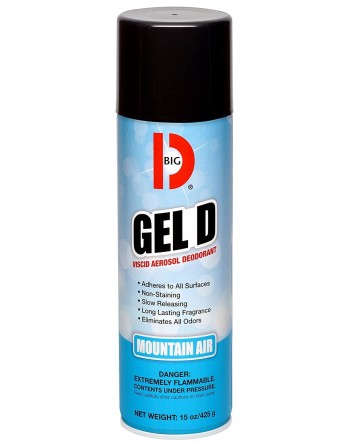 Big D 070 Gel D Viscid Aerosol Deodorant, Mountain Air Fragrance, 15 oz (Pack of 12) - [DefendUse.com] - 070 - Liquid Deodorants