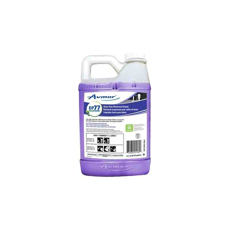 AVMOR 2096278001 EP77 EcoPure™ Heavy-Duty Washroom Cleaner, 4 L, Case of 4 - [DefendUse.com] - 2096278001 - Avmor