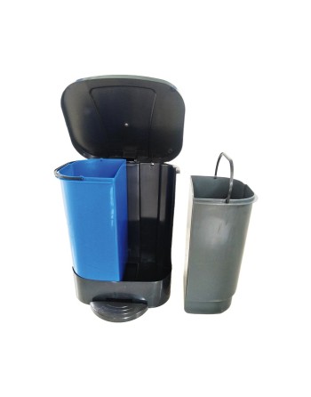 GLOBE Step-On 2-Stream Can Waste/Recycle, Case of 2 - [Cleaning Supplies Canada Discounts] - 9600 - [DefendUse.com]