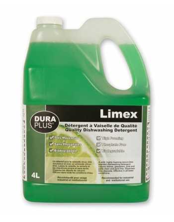 DuraPlus® Limex 4 Litre Dishwashing Detergent, Made in Canada, Case of 4 - [DefendUse.com] - 61900 - DuraPlus®