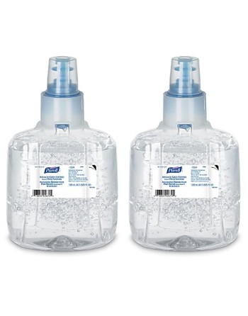 PURELL  Green Certified Advanced Hand Sanitizer Gel Refill, 1200 ml, Cartridge Refill, 70% Alcohol, Case of 2 - 1 - 5063-02 - PU