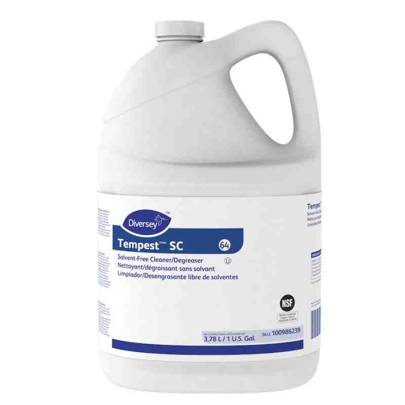 Diversey 100986239 Tempest SC Solvent Free Cleaner Degreaser, 1 gal, Manual, Case of 4 - [DefendUse.com] - 100986239 - Diversey 