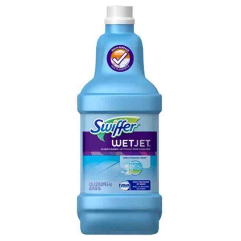 Swiffer 37000-77810 WetJet Solution Refill Fresh 1.25L - 42.2oz, Case of 4 - [DefendUse.com] - 37000-77810 - Swiffer® Cleaning P