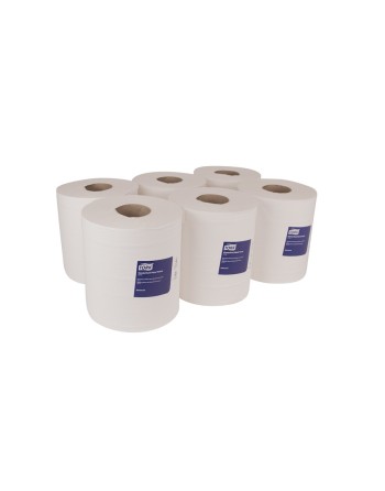 Tork® Advanced Centrefeed Hand Towel, 1-Ply, White, 983.33'/Roll, 6 Rolls/Case - [Cleaning Supplies Canada Discounts] - 120133 -