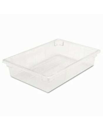 Rubbermaid FG330800CLR Clear Polycarbonate Food Storage Box - 26" x 18" x 6" - [DefendUse.com] - FG330800CLR - Commercial & Home