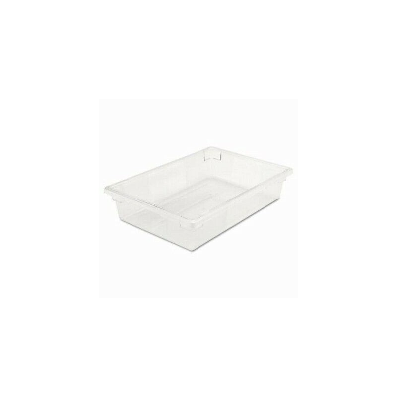 Rubbermaid FG330800CLR Clear Polycarbonate Food Storage Box - 26" x 18" x 6" - [DefendUse.com] - FG330800CLR - Commercial & Home
