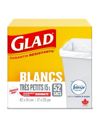 Glad Kitchen Catchers Garbage Bag, 20 in L x 16 in W, Plastic - 1 - 10299FZ - 