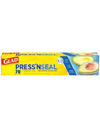 Glad Plastic Wrap Press & Seal, Case 70sqft x 12 - 1 - 70441 - Glad Plastic Wrap Press & Seal, Case 70sqft x 12